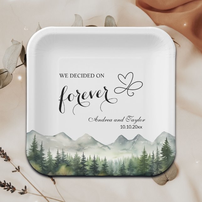 Plato De Papel Elegimos Boda Forever Elegant (Subido por el creador)