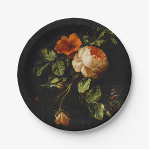 Plato De Papel Elias van den Broeck, Vida fija con Rosas