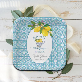 Plato De Papel Ella Encontró Su Fiesta de Despedida de Soltera