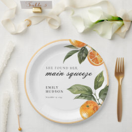 Plato De Papel Ella Encontró Su Fiesta de Despedida de Soltera 'M