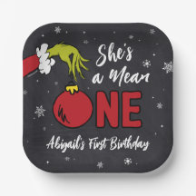Ella es mala. | Cumpleaños de Grinch Chalkboard