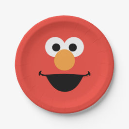Plato De Papel Elmo Face Art
