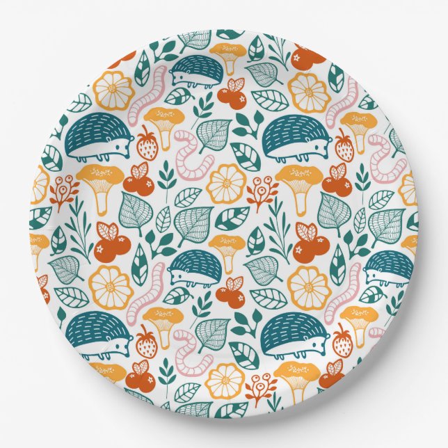 Plato De Papel En el bosque (Anverso)