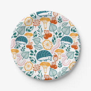 Plato De Papel En el bosque