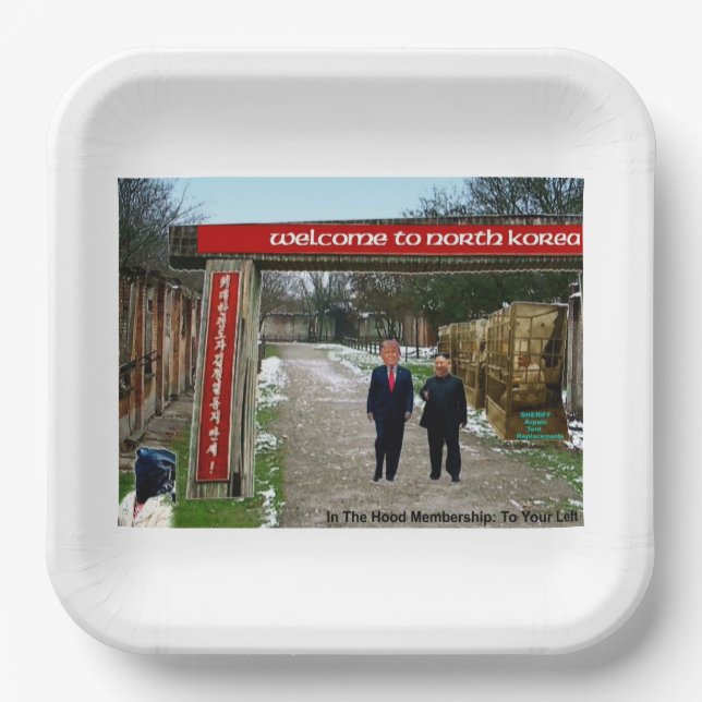 Plato De Papel En el capó (Anverso)