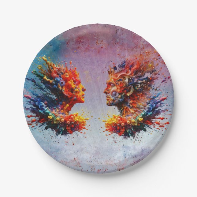 Plato De Papel En el principio... (Anverso)