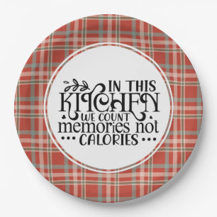 Plato De Papel En Esta Cocina Contamos Recuerdos No Calorías