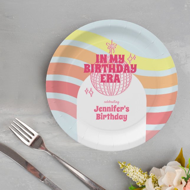 Plato De Papel En mi época de cumpleaños, Fiesta de bolas de disc (Subido por el creador)
