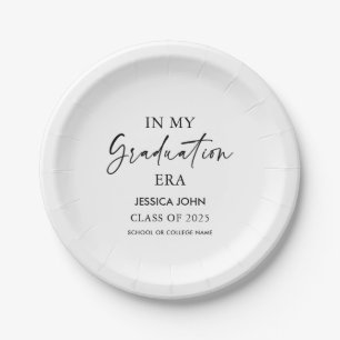 Plato De Papel En mi era de graduación divertida Graduación