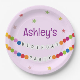 Plato De Papel En mi fiesta de cumpleaños de la era de la pulsera