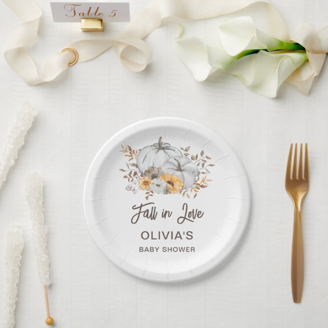 Plato De Papel Enamorarse (Boda)