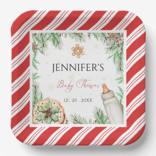 Plato De Papel Encantadores Navidades de Personalizados hechos a