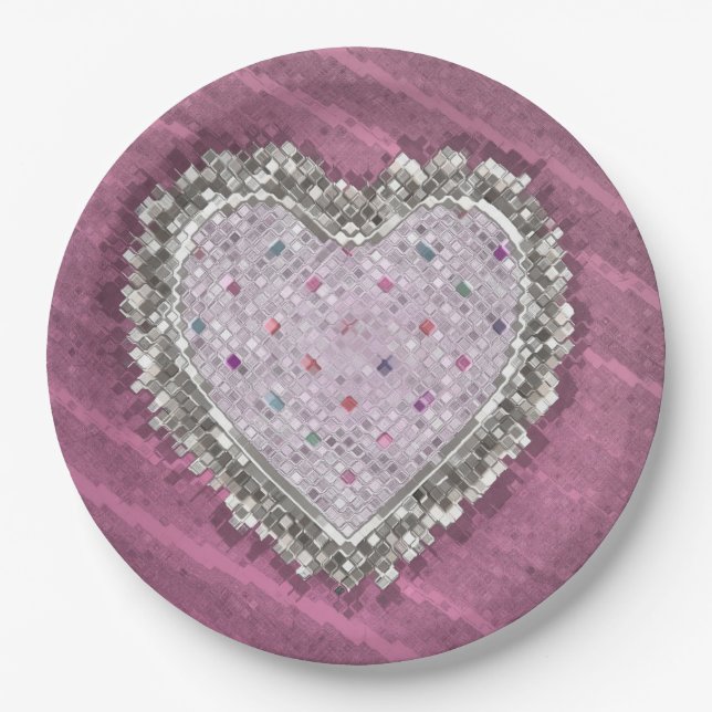 Plato De Papel Encanto de amor bueno (Anverso)