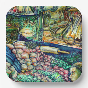 Plato De Papel Enceladus