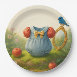 Plato De Papel Enchanted Woodland Princess Baby Shower Fairytale 