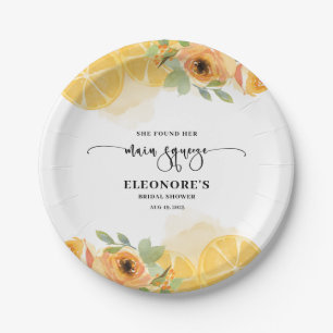 Plato De Papel Encontró su ducha de brigada helada