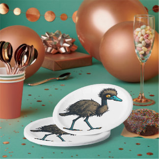 Plato De Papel Endearing Emu
