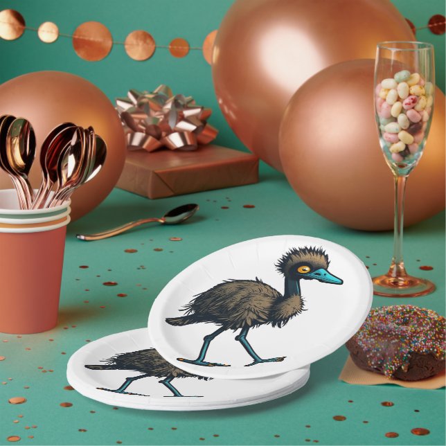 Plato De Papel Endearing Emu (Multi)