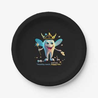 Plato De Papel Enfermero dental dentista.