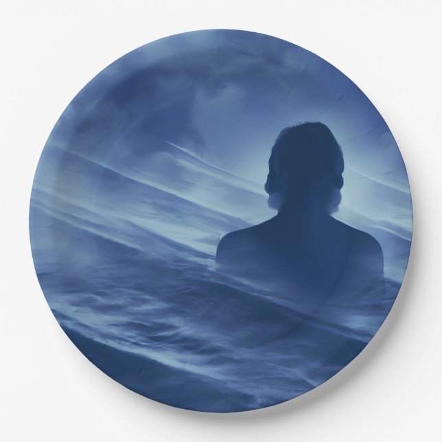 Plato De Papel Enfrentarlo solo (Anverso)