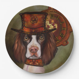 Plato De Papel English Springer Spaniel