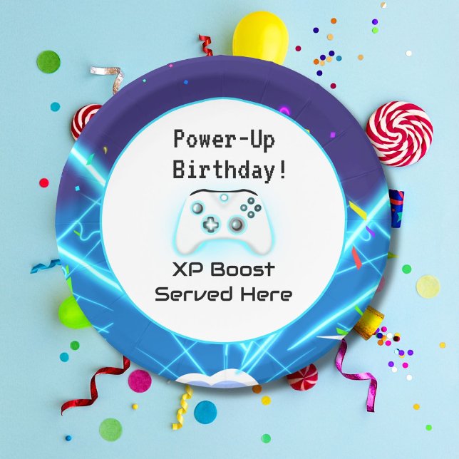 Plato De Papel ¡Épic Gamer Feliz Cumpleaños Crítico! (Subido por el creador)