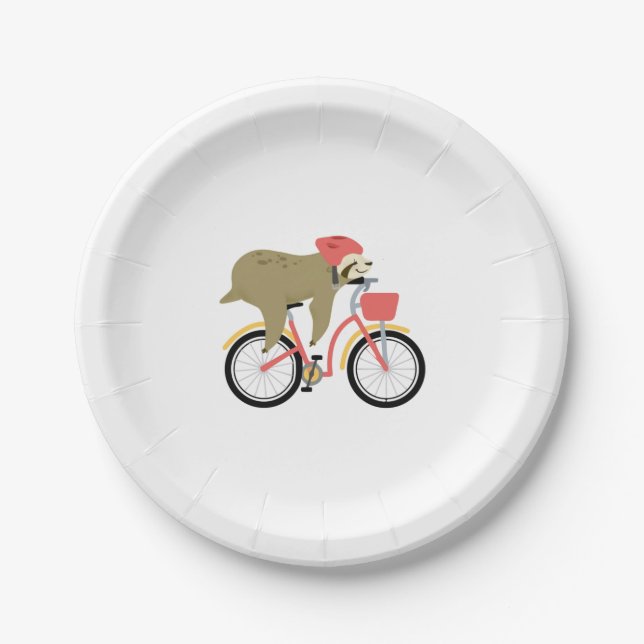 Plato De Papel Equipo De Ciclismo De Plana (Anverso)