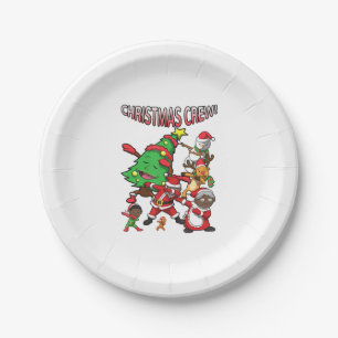 Plato De Papel Equipo de navidades Dabbing