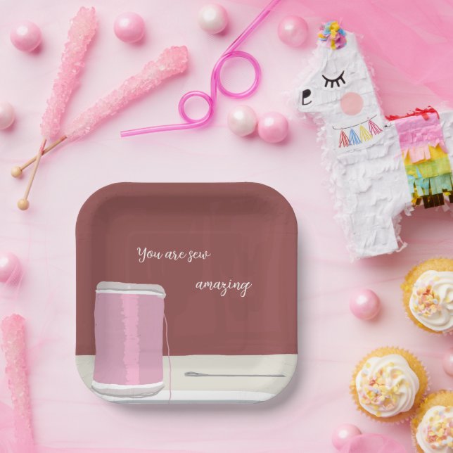 Plato De Papel Eres asombroso. (Fiesta)