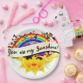 PLATO DE PAPEL ERES MI SOL