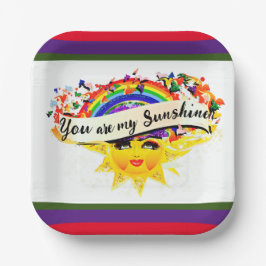 PLATO DE PAPEL ERES MI SOL