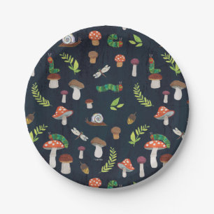 Plato De Papel Eric Carle   Patrón de fallos y hongos