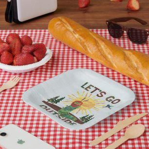 Plato De Papel Eric Carle Vamos afuera