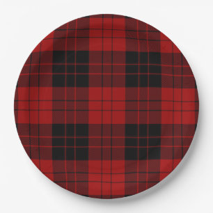 Plato De Papel Erskine (Paton) Tartan Scottish Plaid Pattern