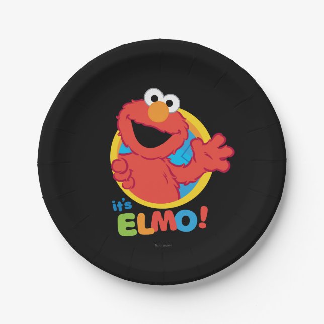 Plato De Papel Es Elmo (Anverso)