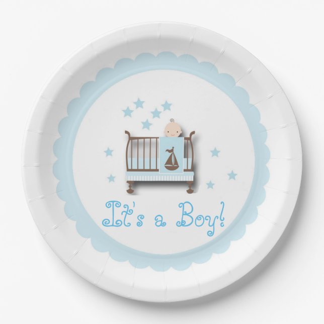 Plato De Papel Es un Niño (Anverso)