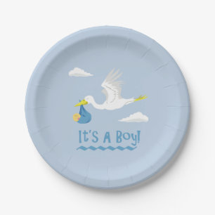 Plato De Papel ¡Es un niño!