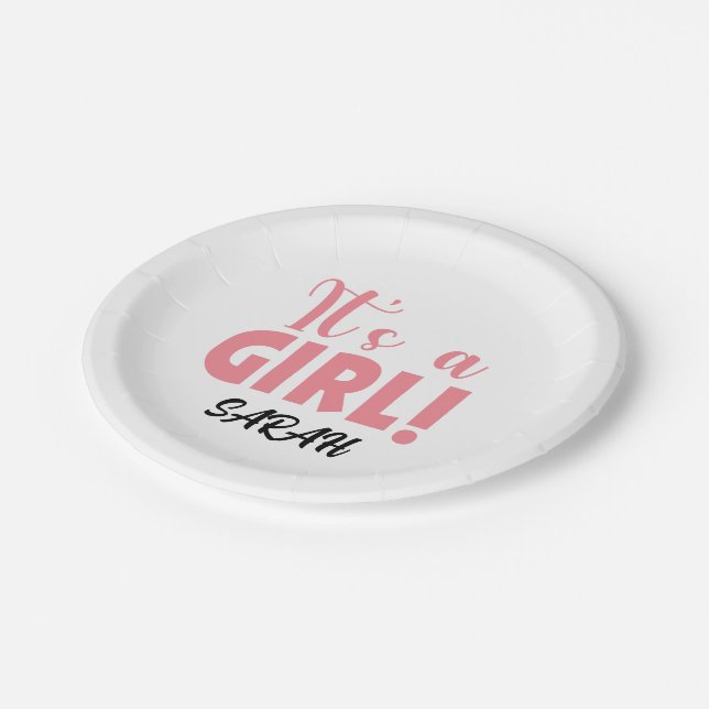 Plato De Papel Es una chica Sarah (Angular)