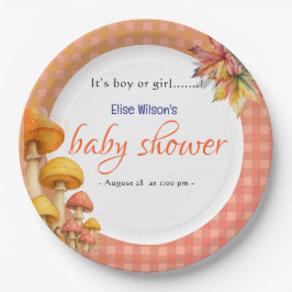 Plato De Papel Es una ducha de bebé de cuento de hadas para niños