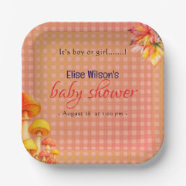 Plato De Papel Es una ducha de bebé de cuento de hadas para niños