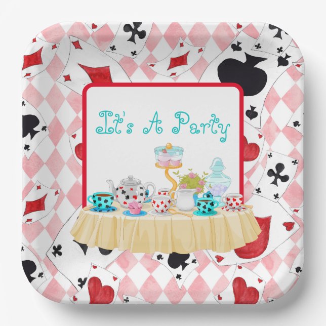 Plato De Papel Es una fiesta  (Anverso)