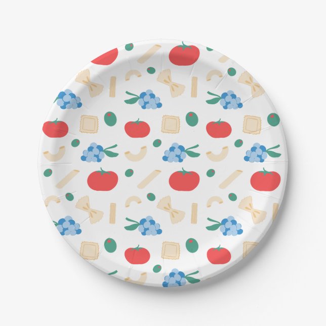 Plato De Papel Esa es la ducha nupcial más Fiesta de la pasta (Anverso)