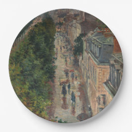 Plato De Papel Escena callejera en París, Francia (por Maximilien