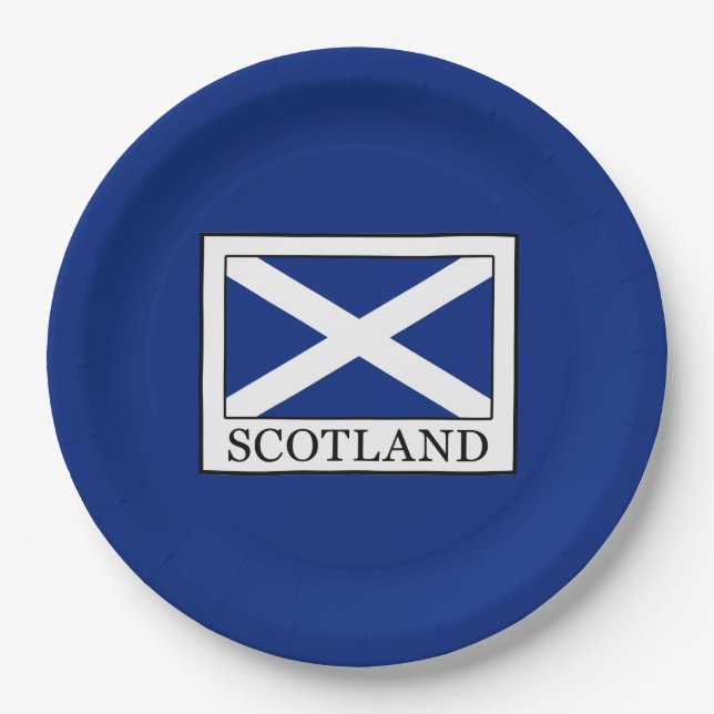 Plato De Papel Escocia (Anverso)