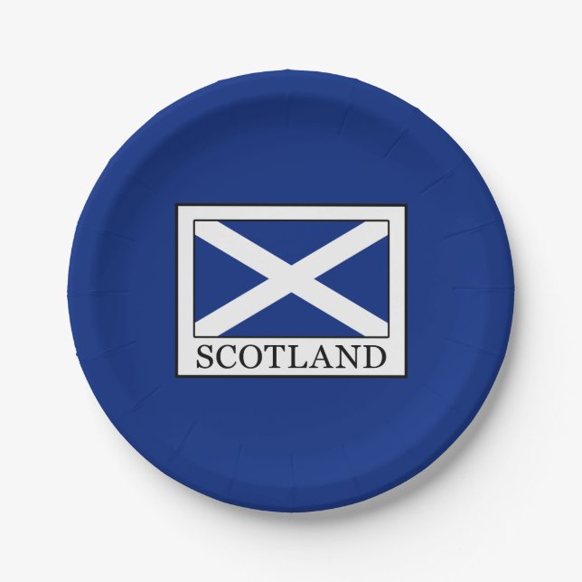 Plato De Papel Escocia (Anverso)