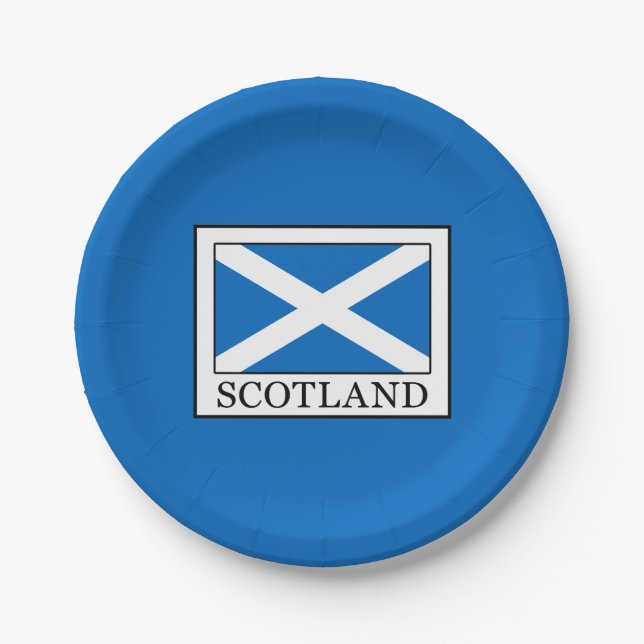 Plato De Papel Escocia (Anverso)