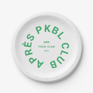 Plato De Papel Escudo del club PKBL Après Verde
