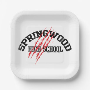 Plato De Papel Escuela Secundaria Springwood