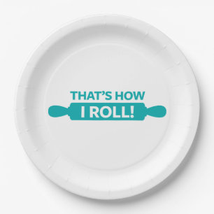Plato De Papel Ése es cómo ruedo