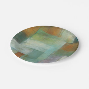 Plato De Papel Esencia Azul del Lago II